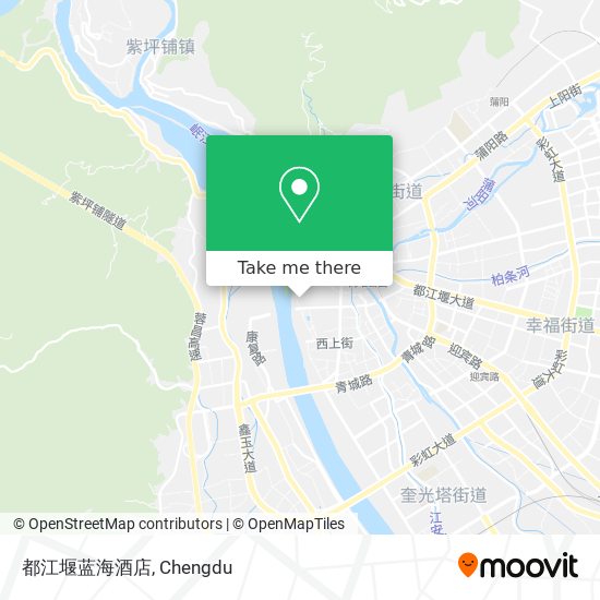 都江堰蓝海酒店 map