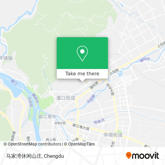 马家湾休闲山庄 map