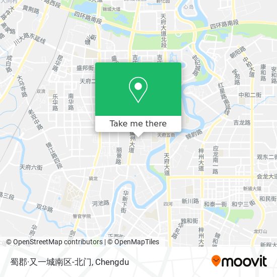 蜀郡·又一城南区-北门 map
