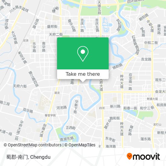 蜀郡-南门 map