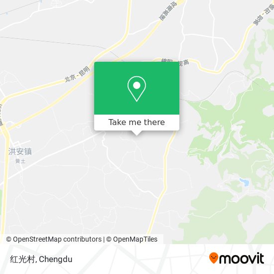 红光村 map