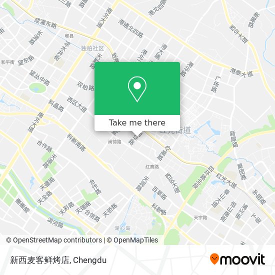 新西麦客鲜烤店 map