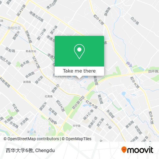西华大学6教 map