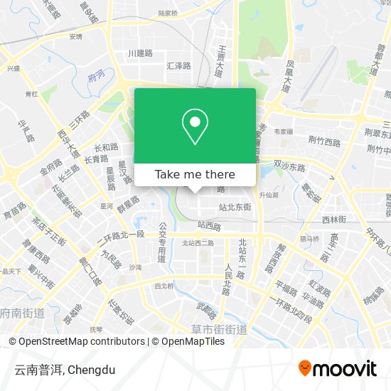 云南普洱 map