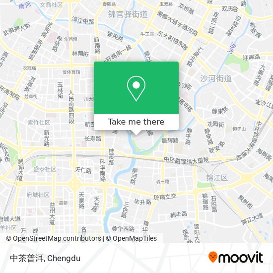 中茶普洱 map