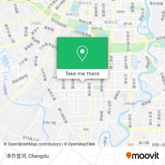 津乔普洱 map