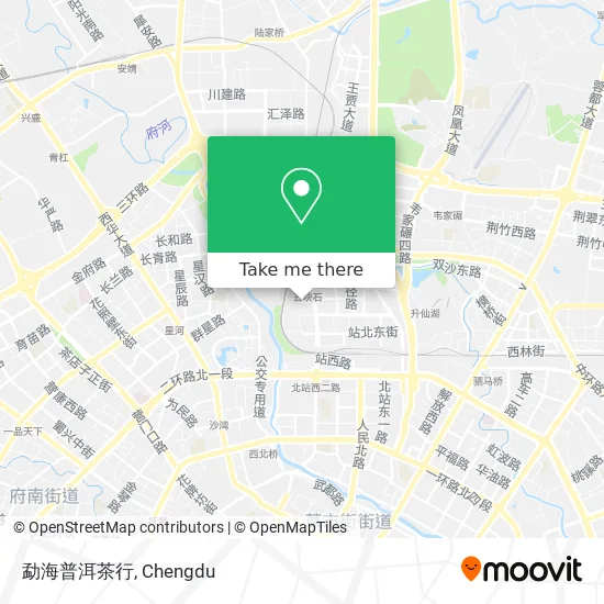勐海普洱茶行 map