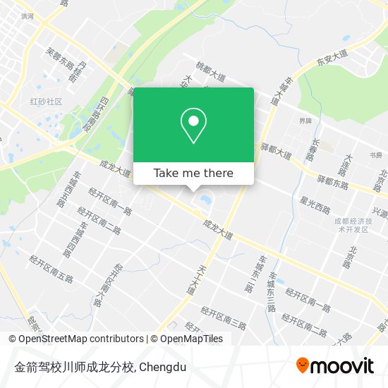 金箭驾校川师成龙分校 map
