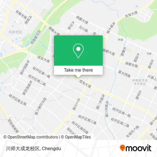 川师大成龙校区 map