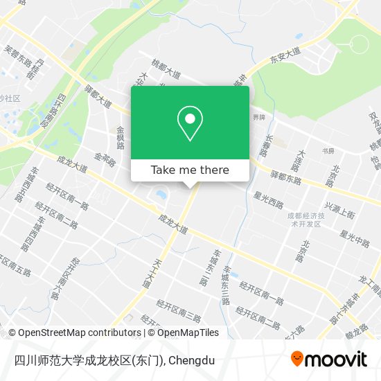 四川师范大学成龙校区(东门) map