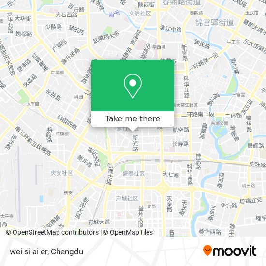 wei si ai er map