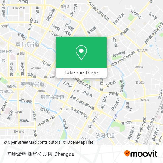 何师烧烤 新华公园店 map