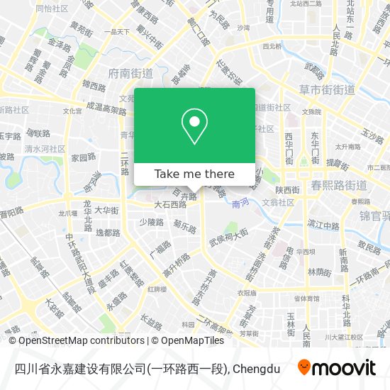 四川省永嘉建设有限公司(一环路西一段) map
