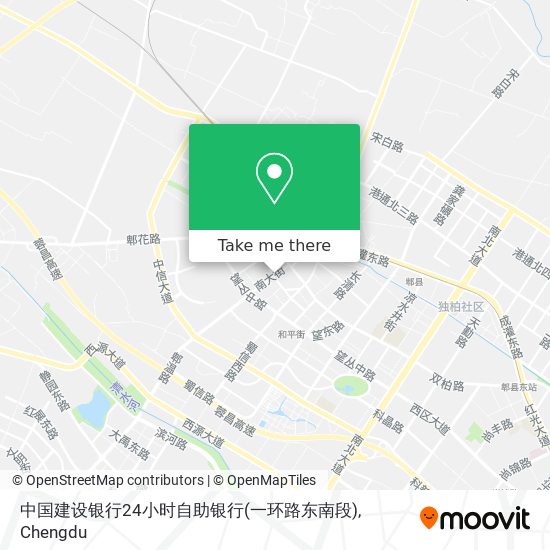 中国建设银行24小时自助银行(一环路东南段) map