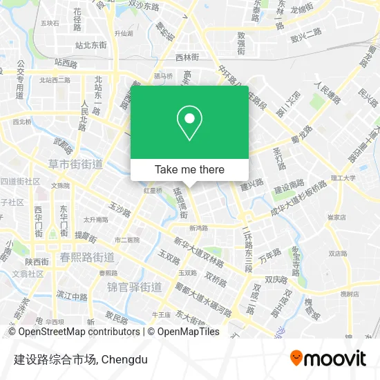 建设路综合市场 map