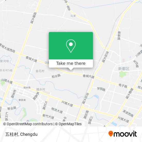 五桂村 map
