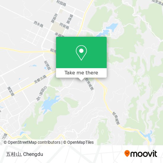 五桂山 map