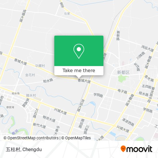 五桂村 map