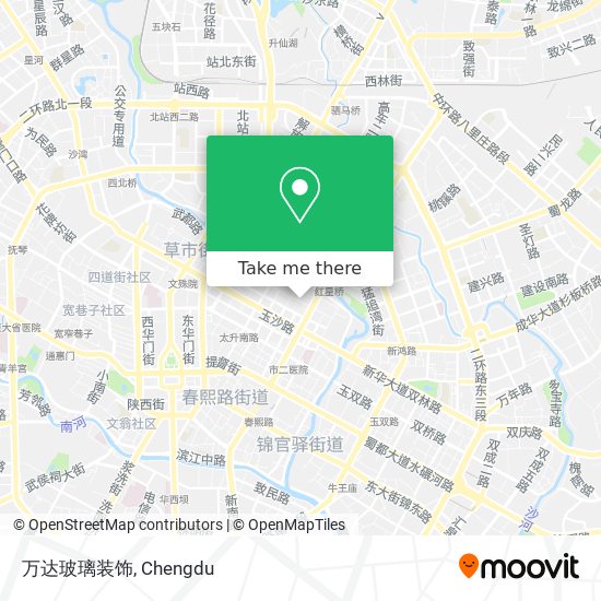 万达玻璃装饰 map