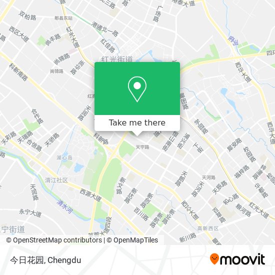 今日花园 map