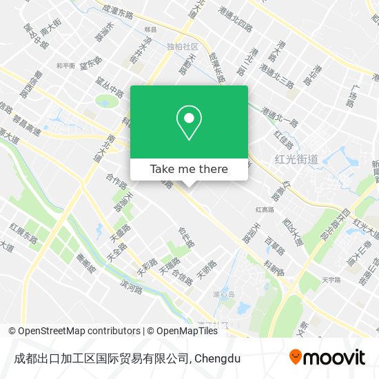 成都出口加工区国际贸易有限公司 map