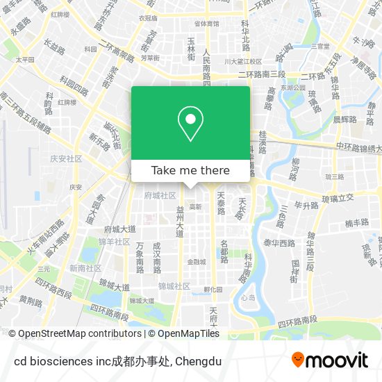 cd biosciences inc成都办事处 map