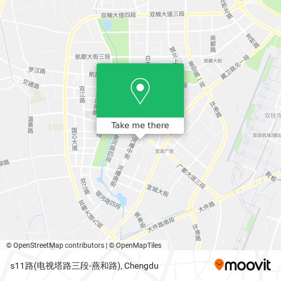 s11路(电视塔路三段-燕和路) map