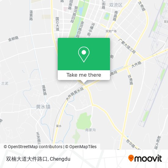 双楠大道大件路口 map
