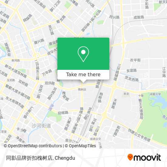 同影品牌折扣槐树店 map
