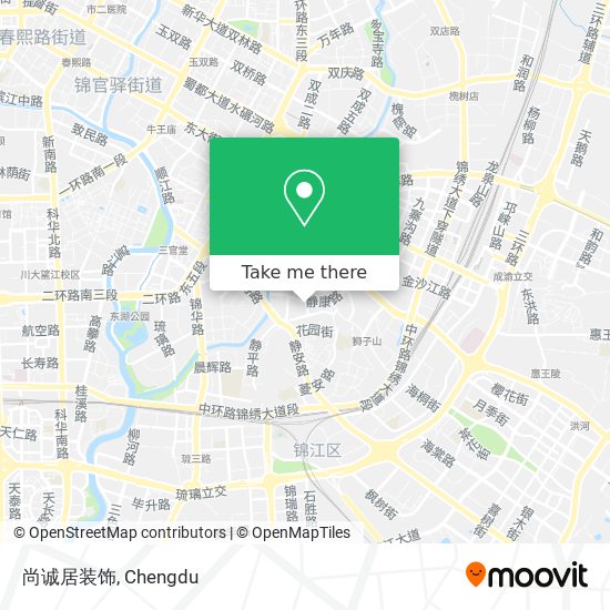 尚诚居装饰 map