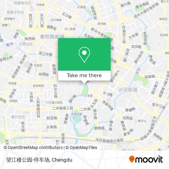 望江楼公园-停车场 map