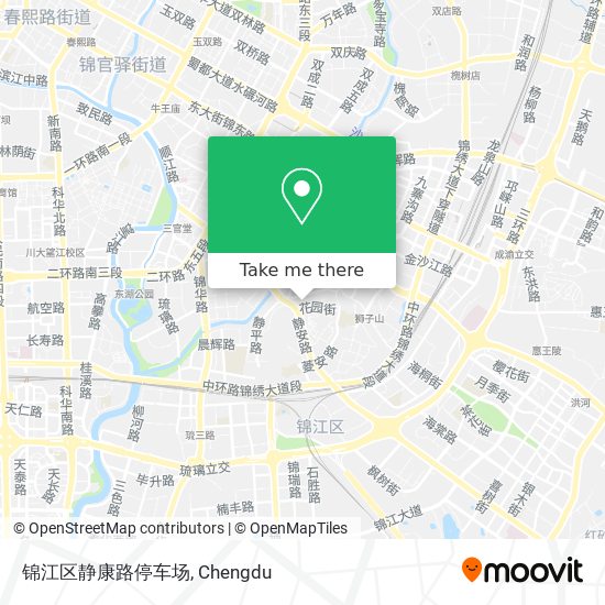 锦江区静康路停车场 map