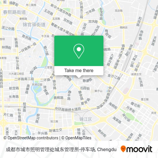 成都市城市照明管理处城东管理所-停车场 map