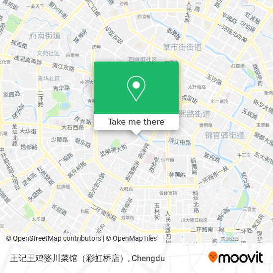 王记王鸡婆川菜馆（彩虹桥店） map