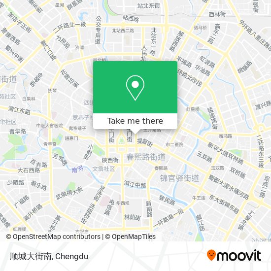 顺城大街南 map