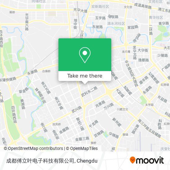成都傅立叶电子科技有限公司 map