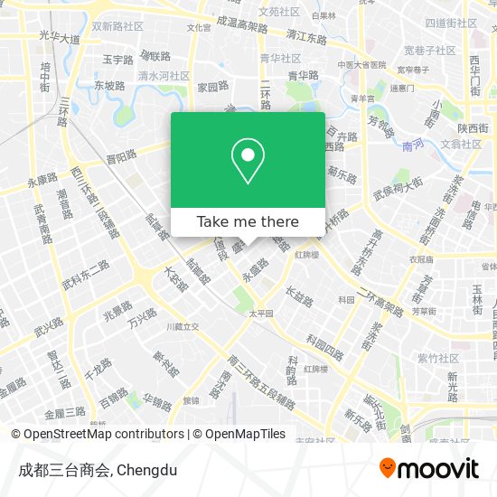 成都三台商会 map