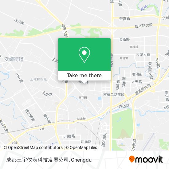 成都三宇仪表科技发展公司 map