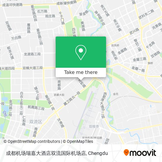 成都机场瑞嘉大酒店双流国际机场店 map