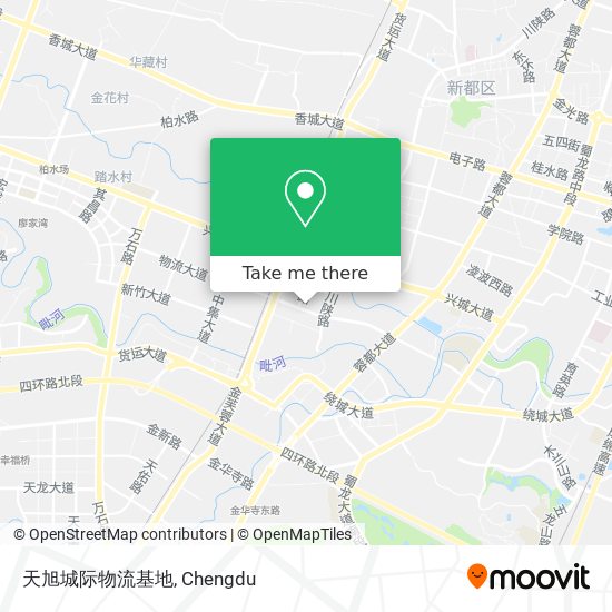 天旭城际物流基地 map