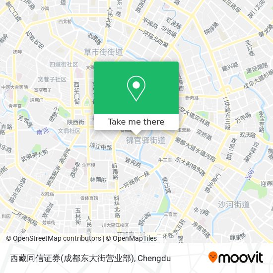 西藏同信证券(成都东大街营业部) map