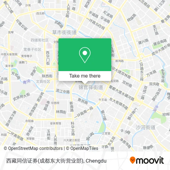 西藏同信证券(成都东大街营业部) map