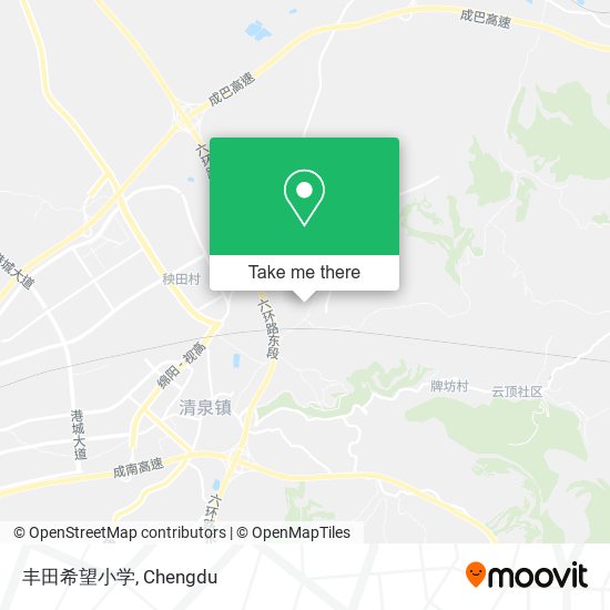 丰田希望小学 map