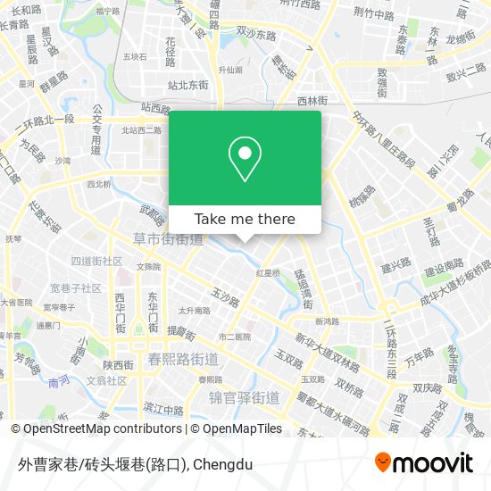 外曹家巷/砖头堰巷(路口) map