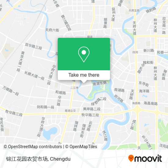 锦江花园农贸市场 map