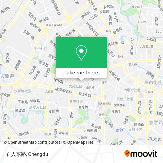 石人东路 map