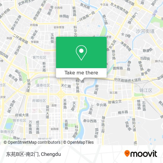 东苑B区-南2门 map