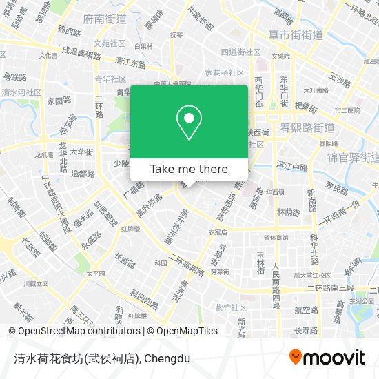 清水荷花食坊(武侯祠店) map