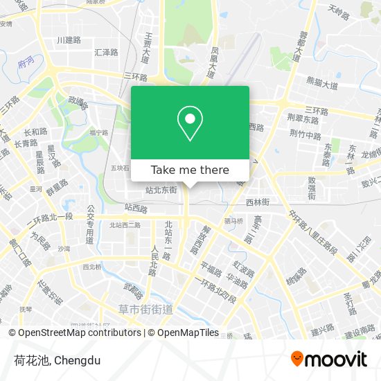 荷花池 map