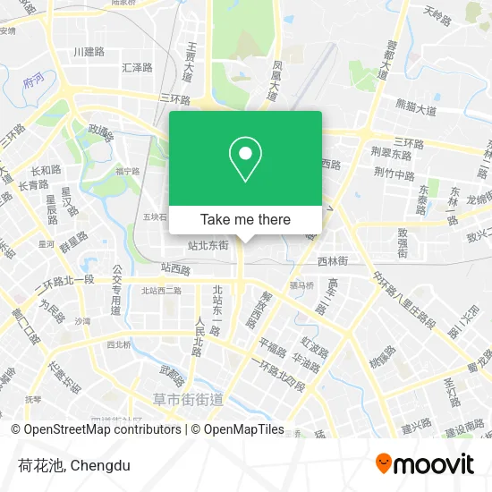 荷花池 map